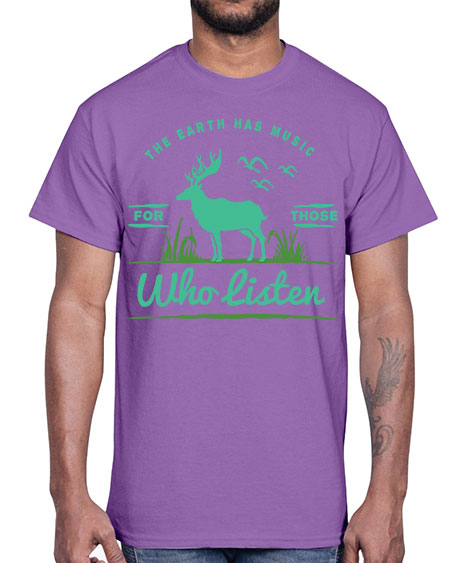 The Earth Has Music 15#- nature- Cotton Tee
