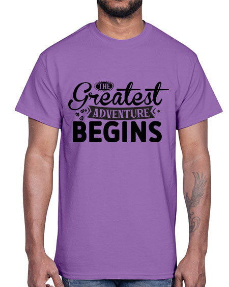 The Greatest Adventure Begins 456#- kids- Cotton Tee