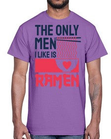 The Only Men I Like 1623#- Ramen- Cotton Tee