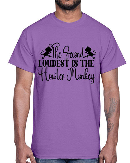 The second loudest is the - monkey- Cotton Tee