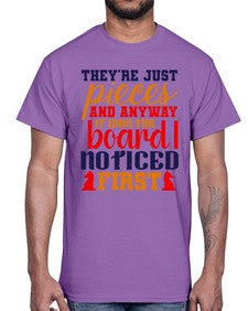 Theyre just pieces And anyway it was the board I noticed first 157#- chess- Cotton Tee