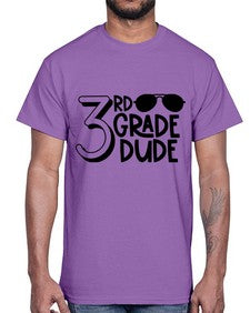 Third Grade Dude 957#- third grade- Cotton Tee