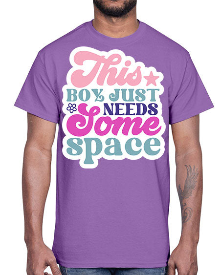 This boy just needs some space 6#- space- Cotton Tee