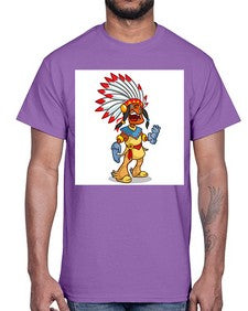 Thnksgvngindian 254#- cartoon general- Cotton Tee