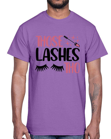 Those Lashes Tho Style 11#-makeup Cotton Tee