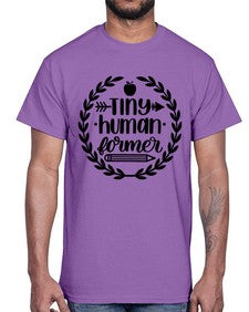Tiny Human Former Style 1570#- teacher- Cotton Tee