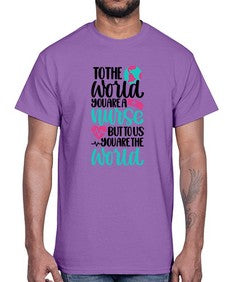 To The World You Style Style 1577#- nurse- Cotton Tee