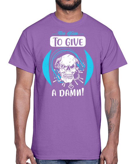 Too glam to give a damn Style 176#-makeup Cotton Tee
