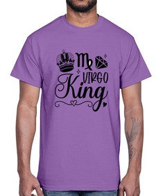 Virgo king 537#- virgo- Cotton Tee
