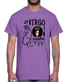 Virgo queen 541#- virgo- Cotton Tee