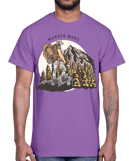 Wander More 3#- nature- Cotton Tee