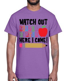 Watch Out Kindergarten 990#- kindergarten- Cotton Tee