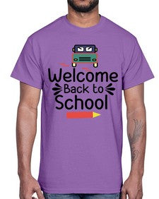 Welcome Back to School 996#- last day of school- Cotton Tee