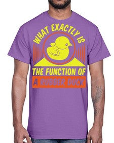 What exactly is the function of a rubber duck Style 10#- ducks- Cotton Tee