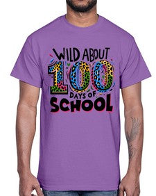 Wild about one hundred days 1011#- one hundred days- Cotton Tee