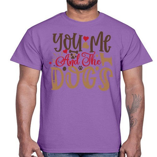 You Me And The Dogs Style 52#- dogs- Cotton Tee