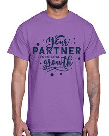 Your Partner for Digital Growth 1#- internet- Cotton Tee