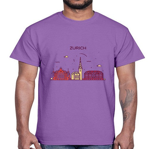 Zurich 2166#- cities- Cotton Tee