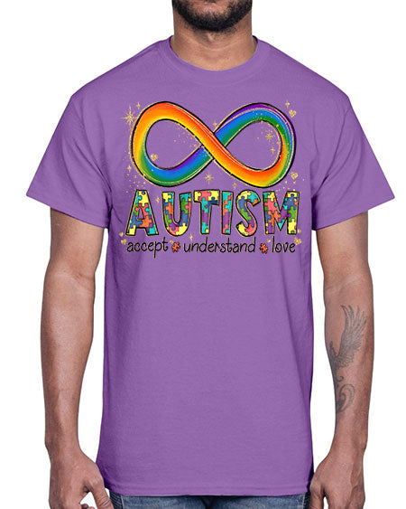 accept love understand autism- autism- Cotton Tee