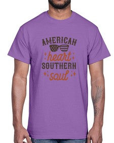 american heart southern soul 231#- western- Cotton Tee