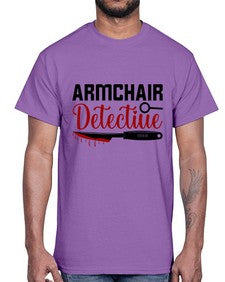 armchair detectiue 237#- true crime- Cotton Tee