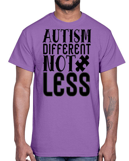 autism different not less 5214#- autism- Cotton Tee
