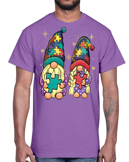 autism gnomes- autism- Cotton Tee