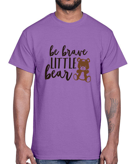 be brave little bear png 29#- bears - animals- Cotton Tee