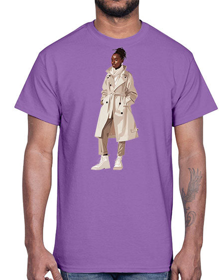 beautiful girl 14#-  fashion- Cotton Tee