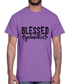 blessed godmother 103#- god parent- Cotton Tee