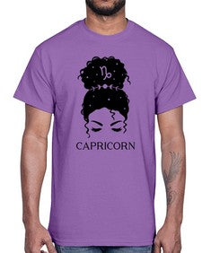 capricorn 204#- capricorn- Cotton Tee