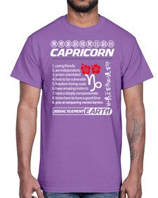 capricorn 207#- capricorn- Cotton Tee