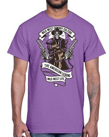 cowboy 351#- western- Cotton Tee