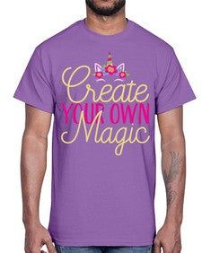 create your own magic 82#- unicorn- Cotton Tee