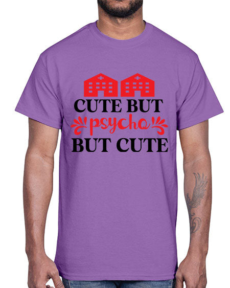 cute but psycho but cute 277#- general science- Cotton Tee