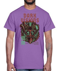 dark visions 367#- art pop art- Cotton Tee