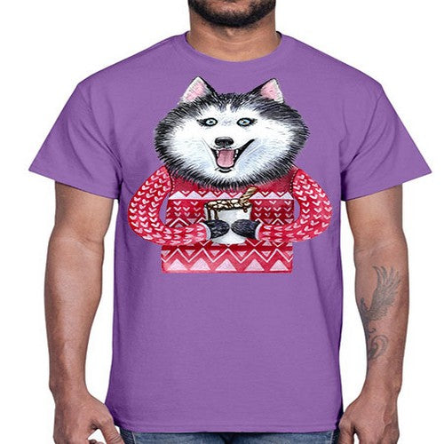 dog 73#- dogs- Cotton Tee