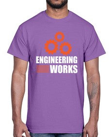 engineering works 769#- engineer- Cotton Tee