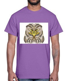 ethnic eagle 421#- mandala- Cotton Tee