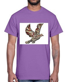 ethnic pigeon 437#- mandala- Cotton Tee