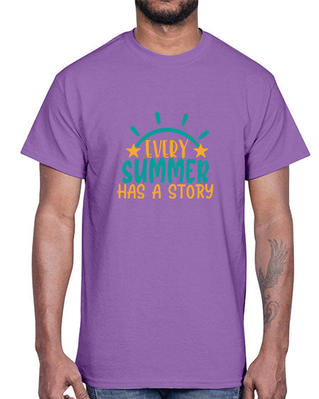 every summer has a story story Style 107#- summer- Cotton Tee