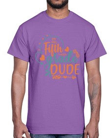 fifth grade dude 68#- fifth grade- Cotton Tee