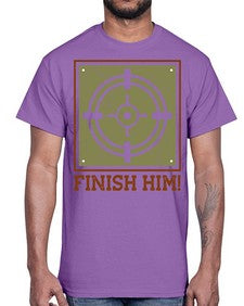 finish him 82#- video games- Cotton Tee