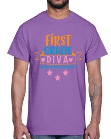 first grade diva 125#- first grade- Cotton Tee