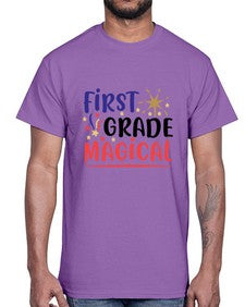 first grade magical 149#- first grade- Cotton Tee