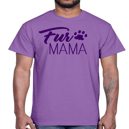 fur mama- dogs- Cotton Tee