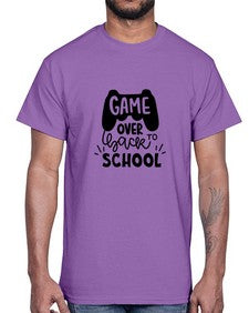 game over back to school 217#- general school- Cotton Tee