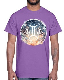 gemini 247#- gemini- Cotton Tee