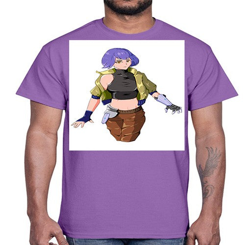 girl with gauntlet169#- anime- Cotton Tee