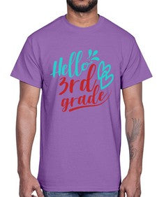 hallo third grade 231#- third grade- Cotton Tee